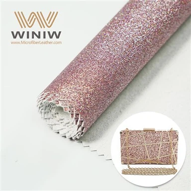 Glanzend kunstweefsel, faux PU-tassen, leermateriaal