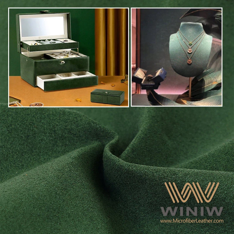 0.5 mm kunstsuède vinylleer voor verpakkingsmateriaal