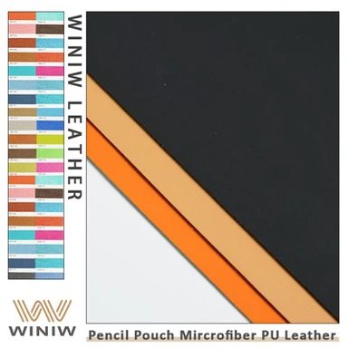 0. 5mm chemische weerstand biobased lederen maken potloodzak materiaal